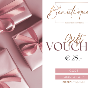 Beautique 25eur giftcard