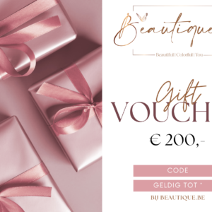 Beautique 200eur giftcard