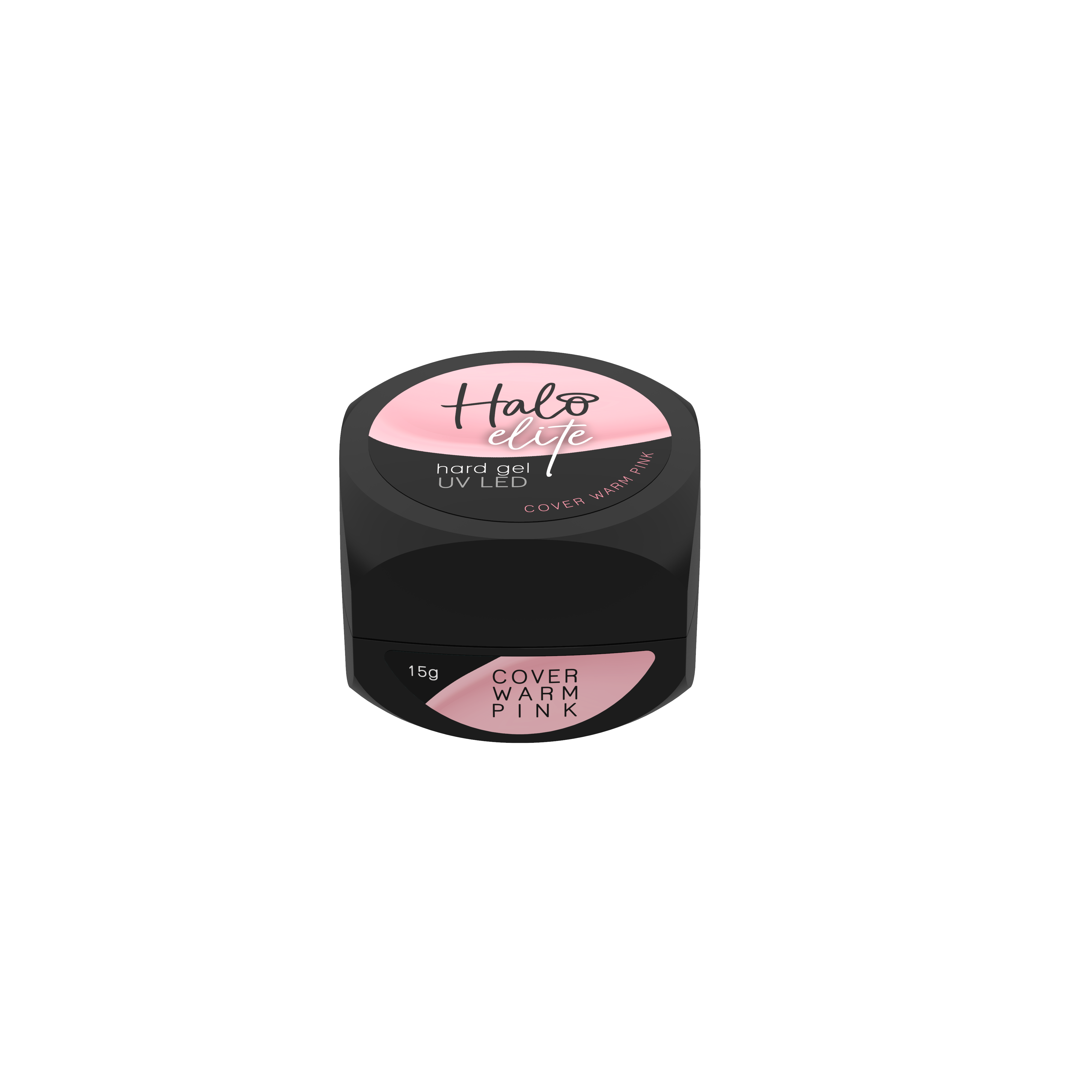 Halo Elite Hard Gel Cover Warm Pink 15g (uitlopend)
