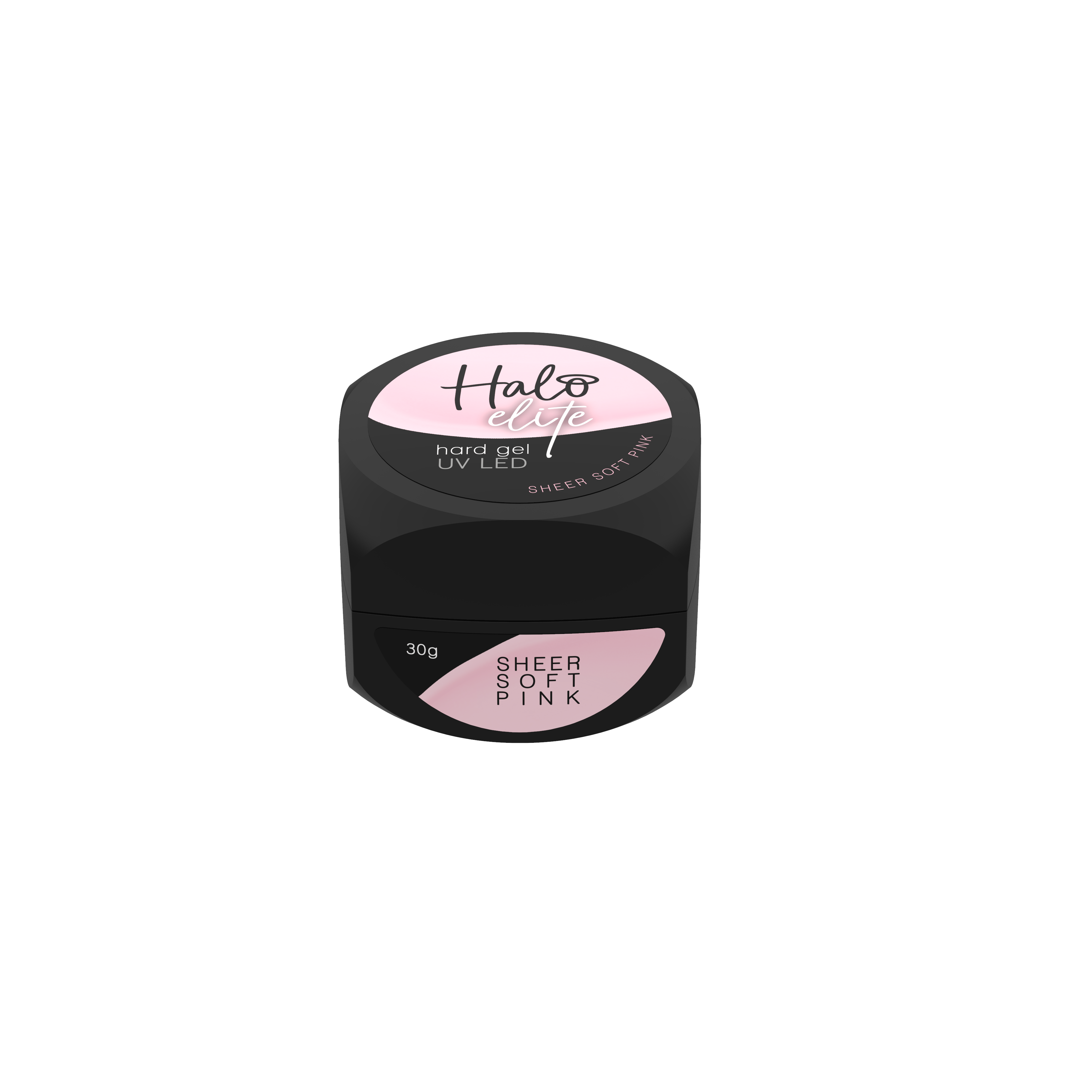 Halo Elite Hard Gel Sheer Soft Pink 30g (uitlopend)