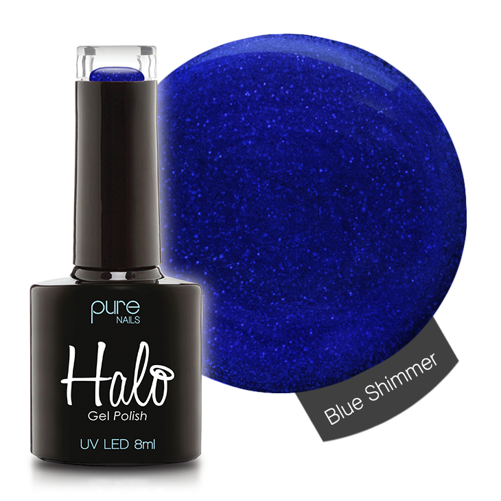 Halo Gel Polish 8ml Blue Shimmer