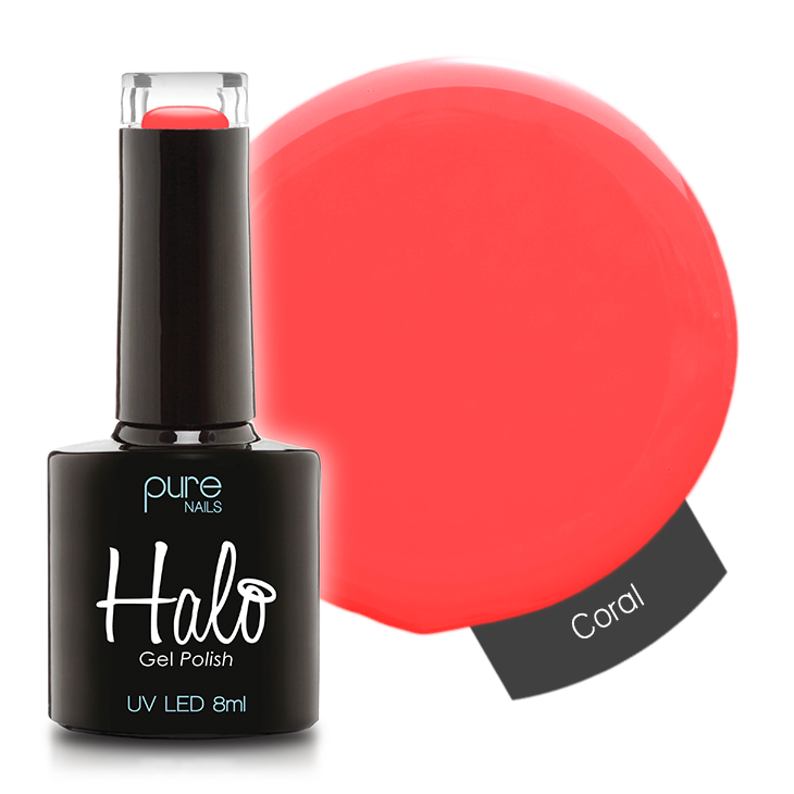 Halo Gel Polish 8ml Coral