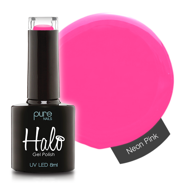 Halo Gel Polish 8ml Neon Pink