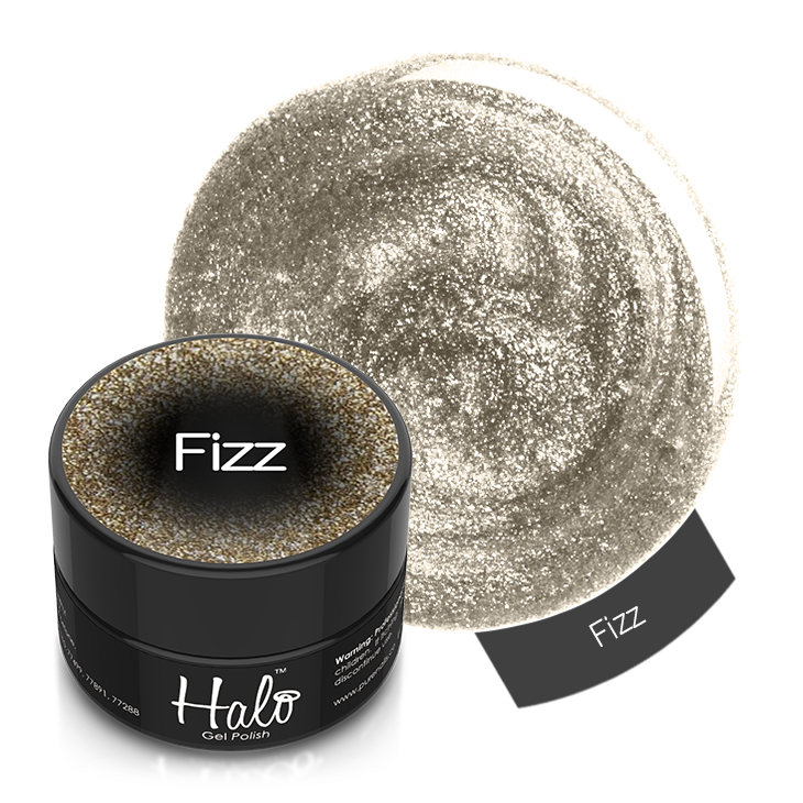 Halo Gel Polish 8ml Fizz (Glitter)