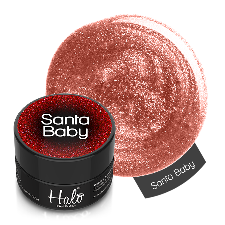 Halo Gel Polish 8ml Santa Baby (Glitter)