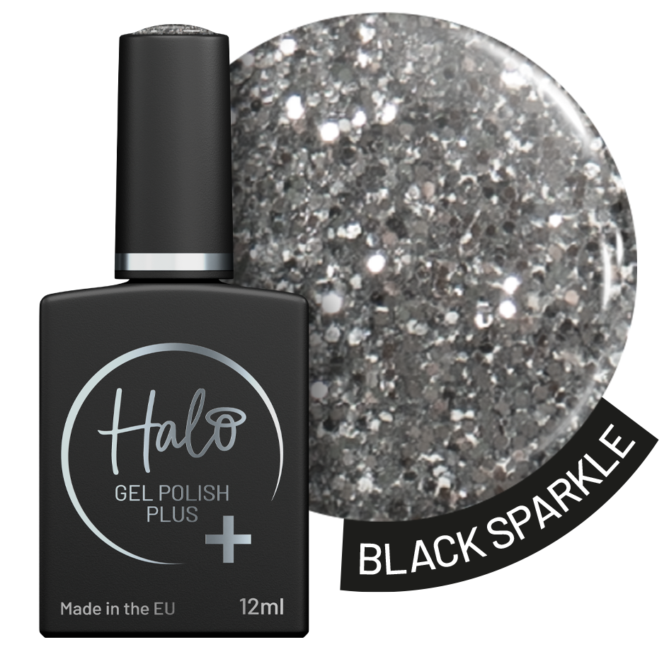 HP005 HGP+ Bottle Black Sparkle