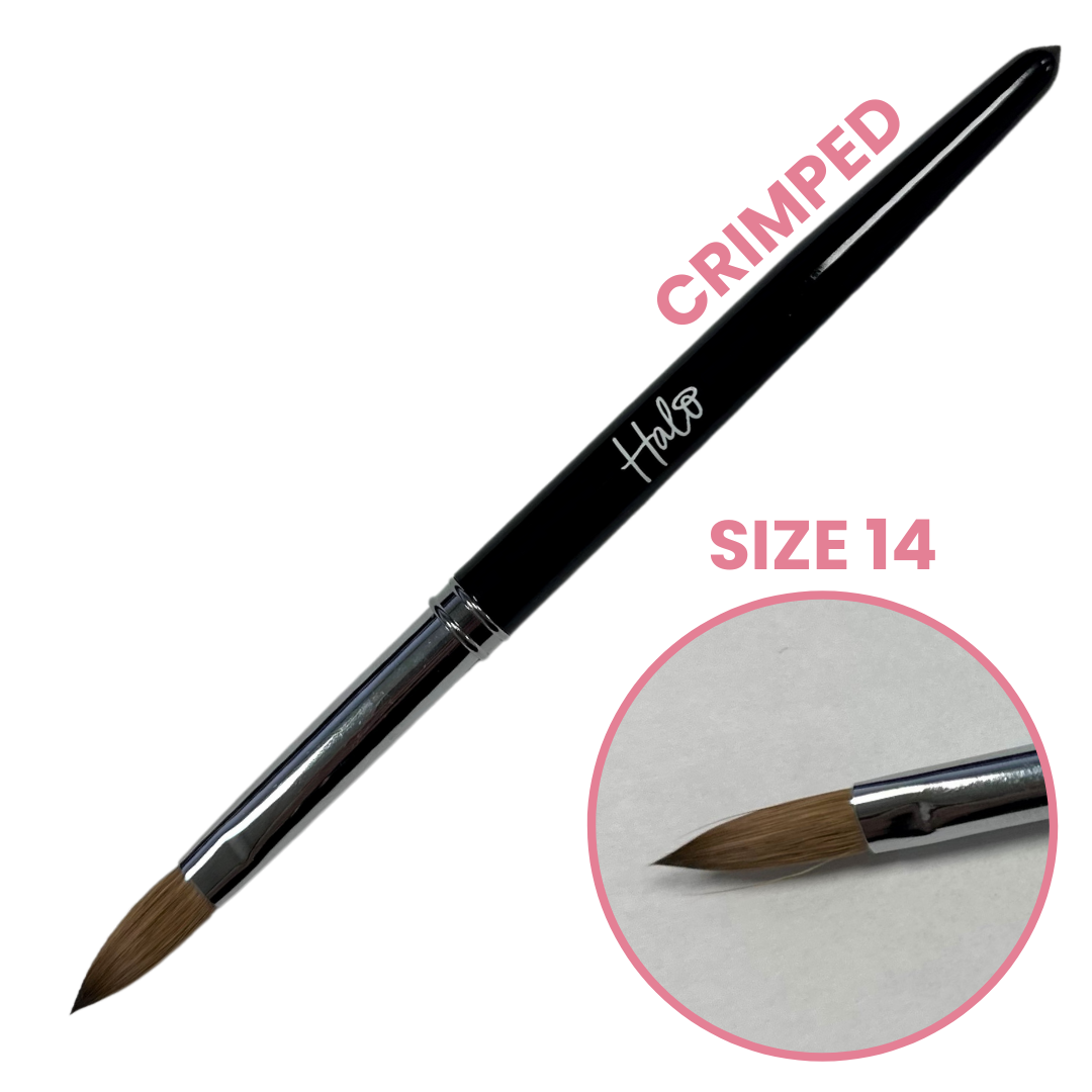 Halo Elite Crimped Acryl Brush Size 14