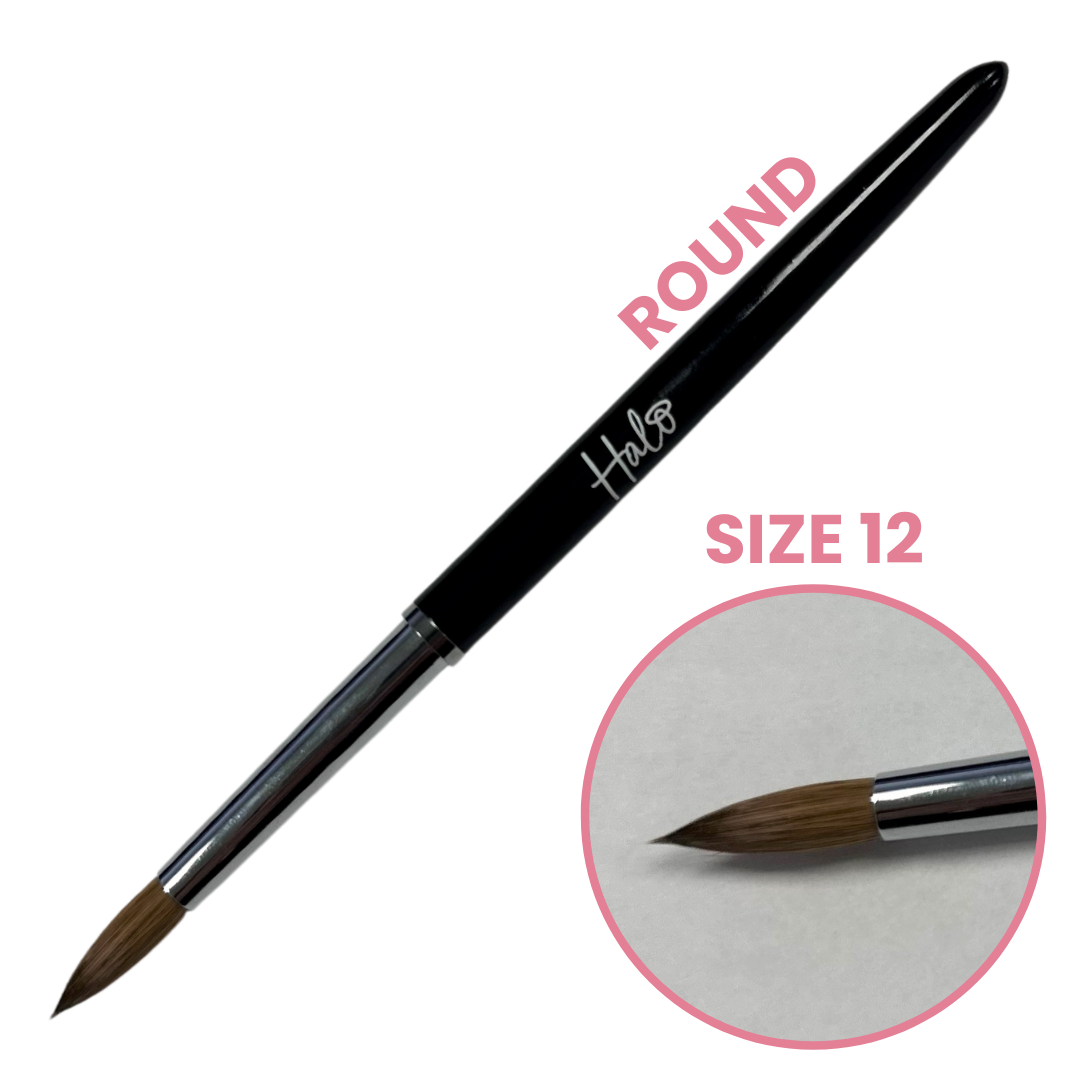 Halo Elite Round Acryl Brush Size 12