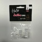 Halo Jellie Nail Tips 50st Medium Square Sizes 6 One Size