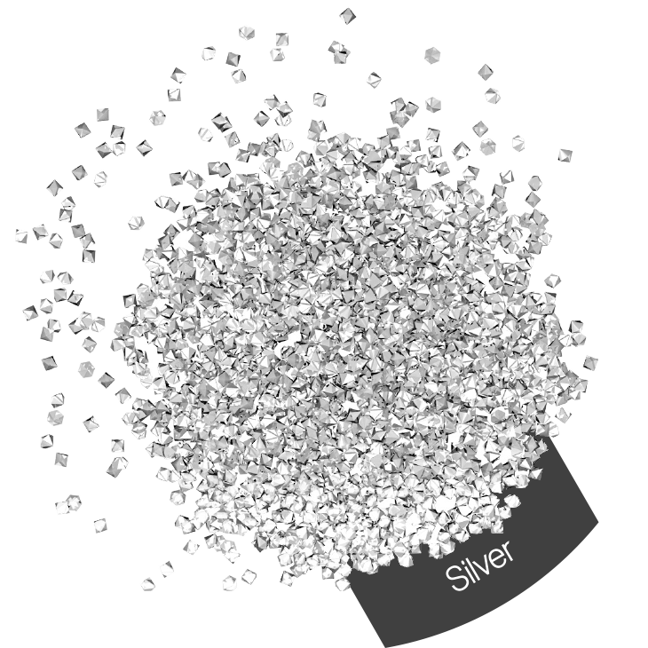 Halo Create -  Crystals Silver - Micro